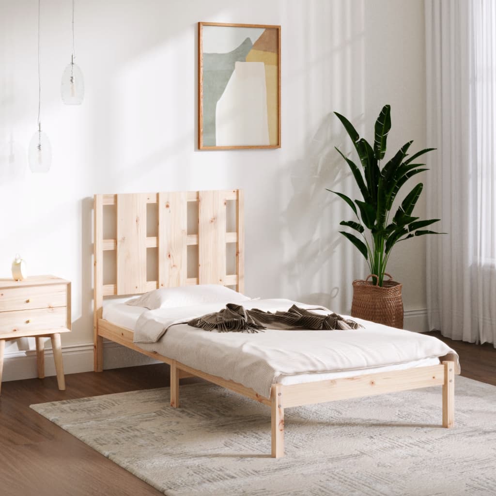 Bed Frame Without Mattress Solid Wood