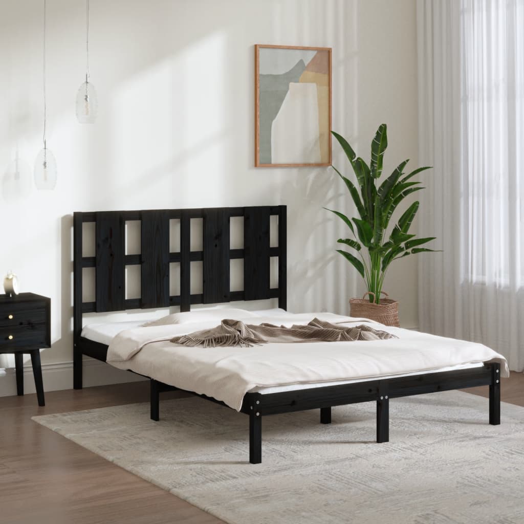 Bed Frame Without Mattress Solid Wood