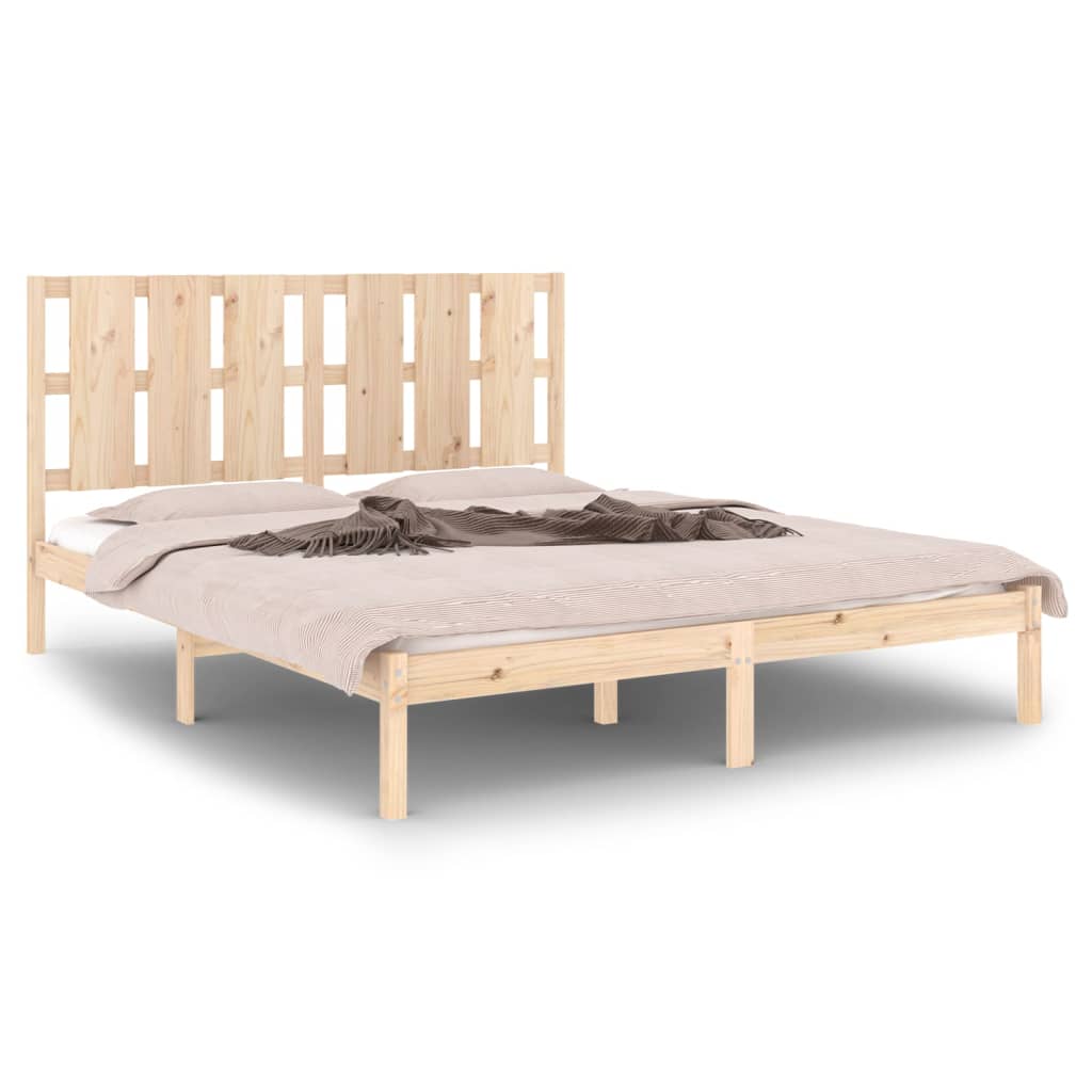 Bed Frame Without Mattress Solid Wood