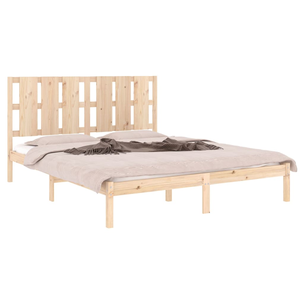 Bed Frame Without Mattress Solid Wood