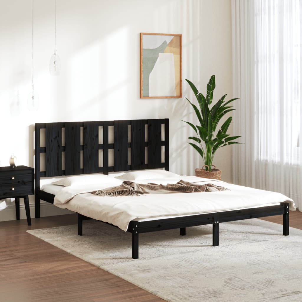 Bed Frame Without Mattress Solid Wood