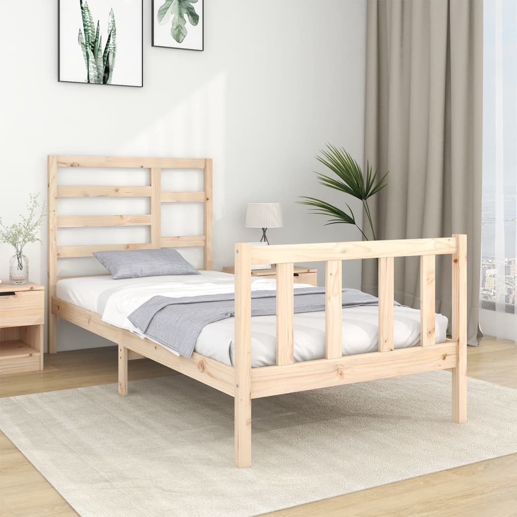 Bed Frame Without Mattress Solid Wood