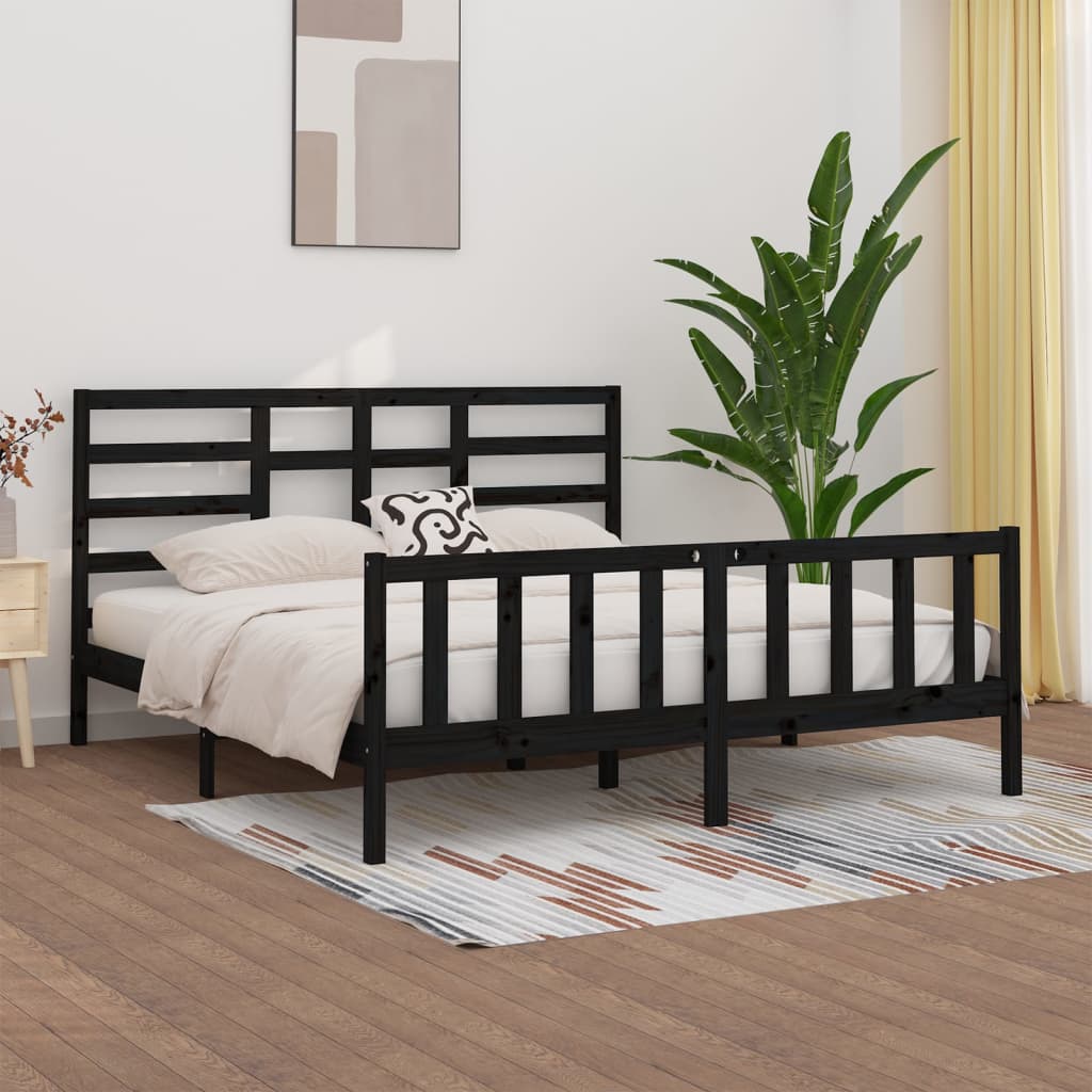 Bed Frame Without Mattress Solid Wood