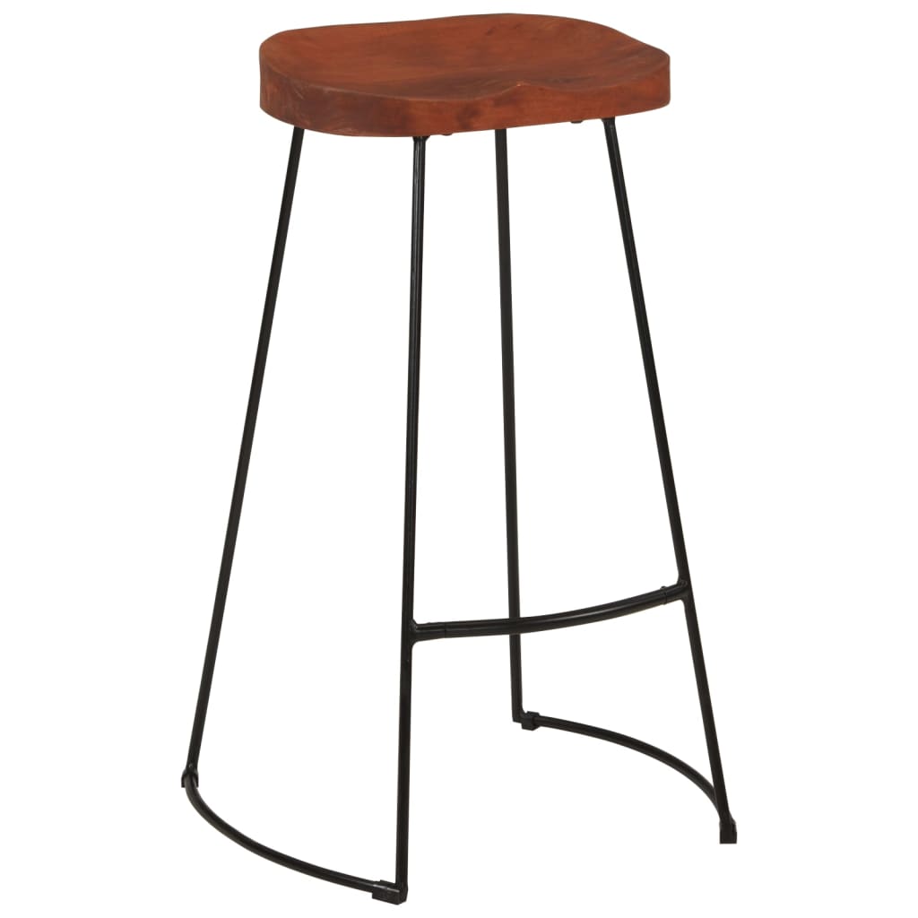 Gavin Bar Stools 2 Pcs 50X40X78 Cm Solid Wood Mango