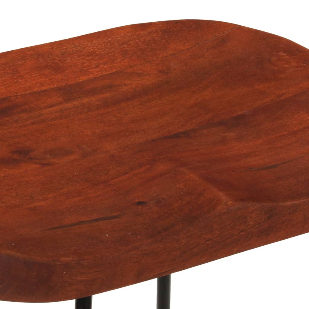 Gavin Bar Stools 2 Pcs 50X40X78 Cm Solid Wood Mango