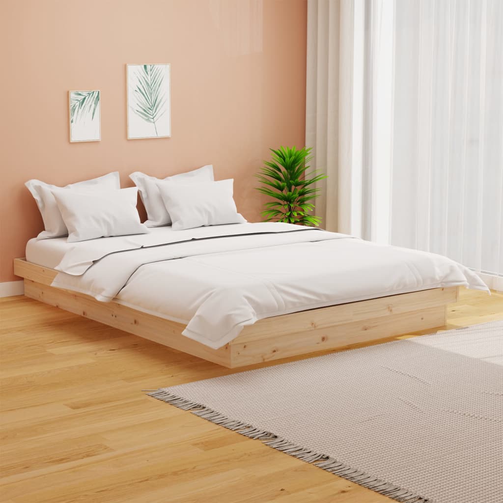 Bed Frame Without Mattress Solid Wood