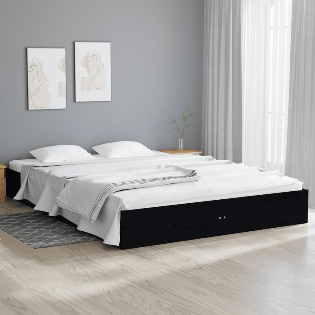 Bed Frame Without Mattress Solid Wood