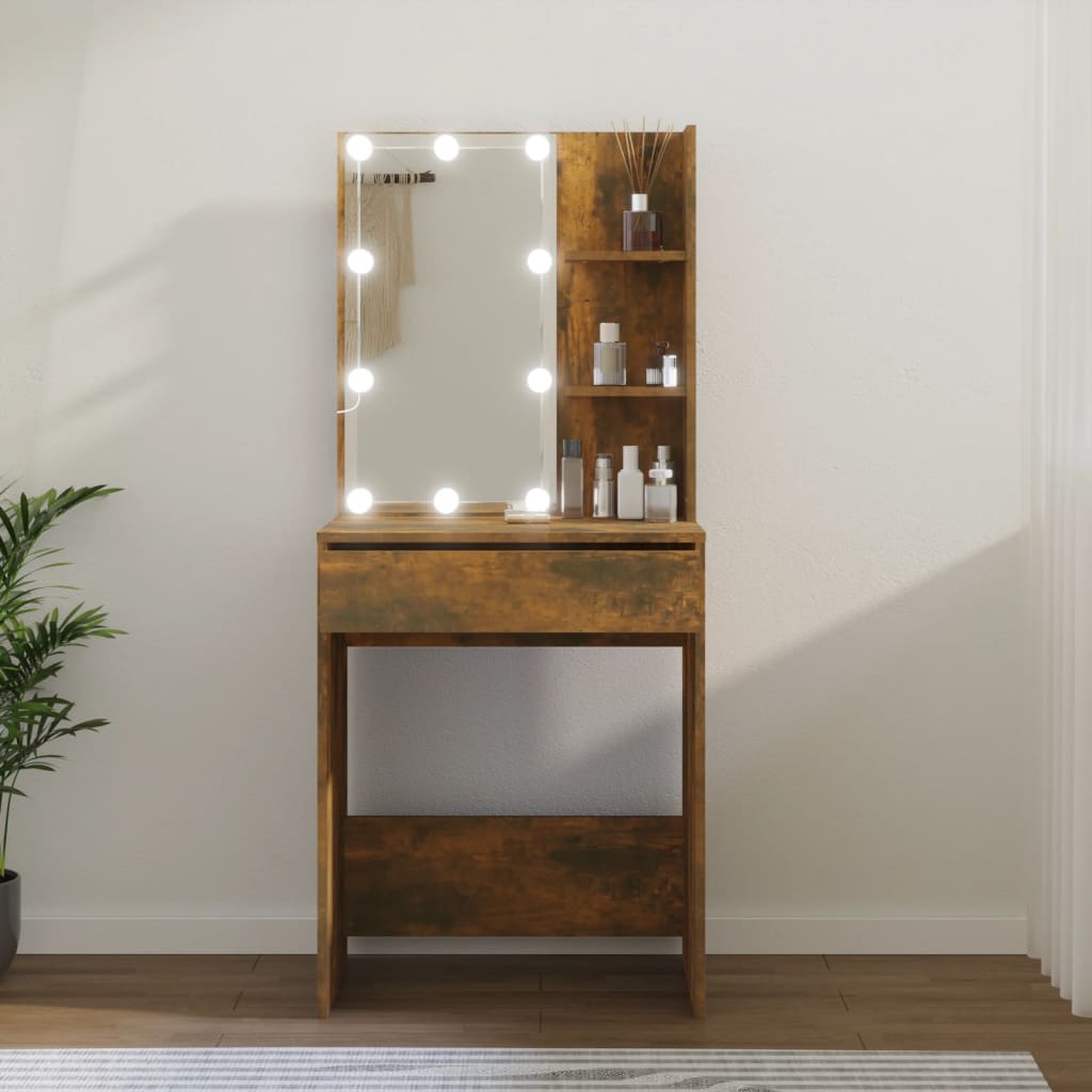 Dressing Table With Led 60X40X140 Cm