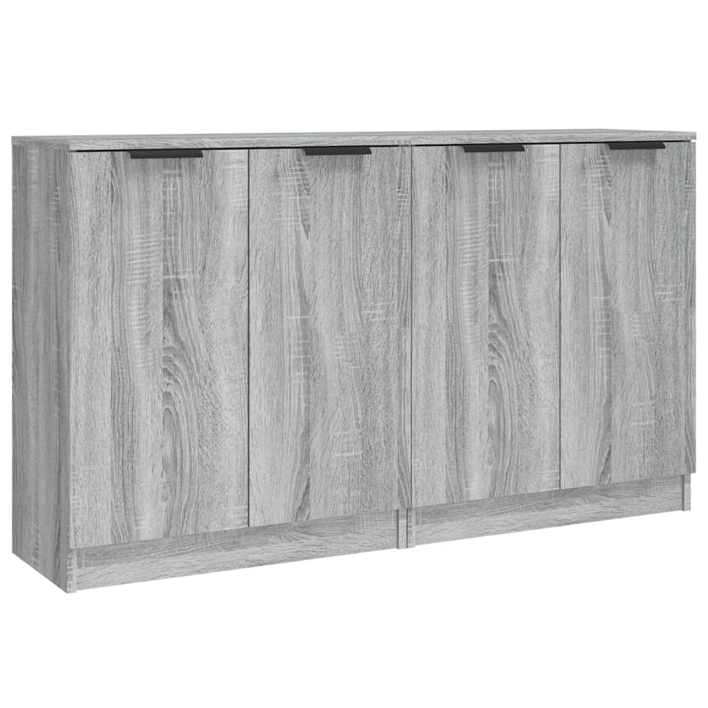 Sideboards 2 Pcs 60X30X70 Cm Engineered Wood