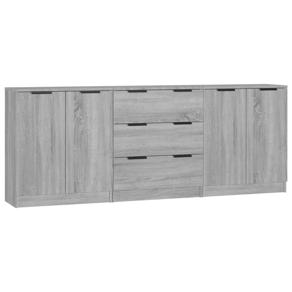 3 Piece Sideboards Engineered Wood
