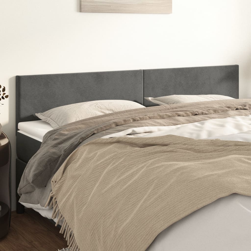 Headboards 4 Pcs 100 Cm Velvet