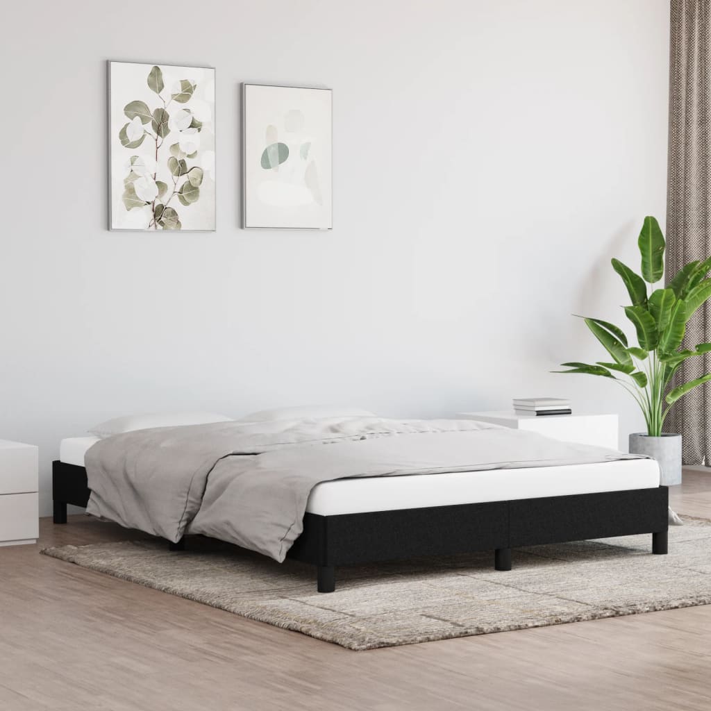 Bed Frame Without Mattress 137X187 Cm Double Fabric