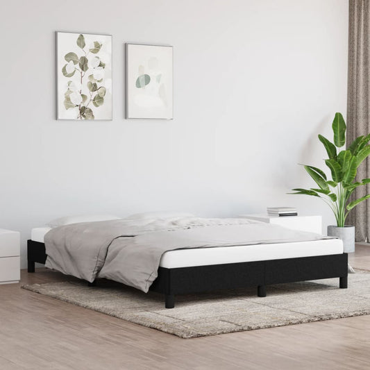 Bed Frame Without Mattress 137X187 Cm Double Fabric