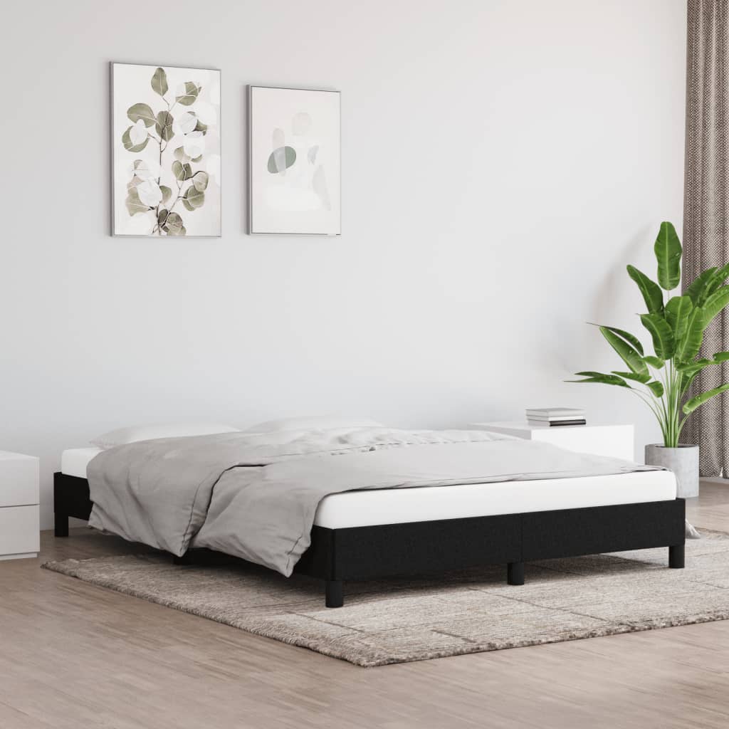 Bed Frame Without Mattress 137X187 Cm Double Fabric