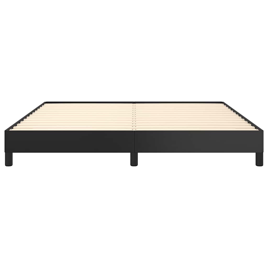 Bed Frame Without Mattress 152X203 Cm Queen Faux Leather