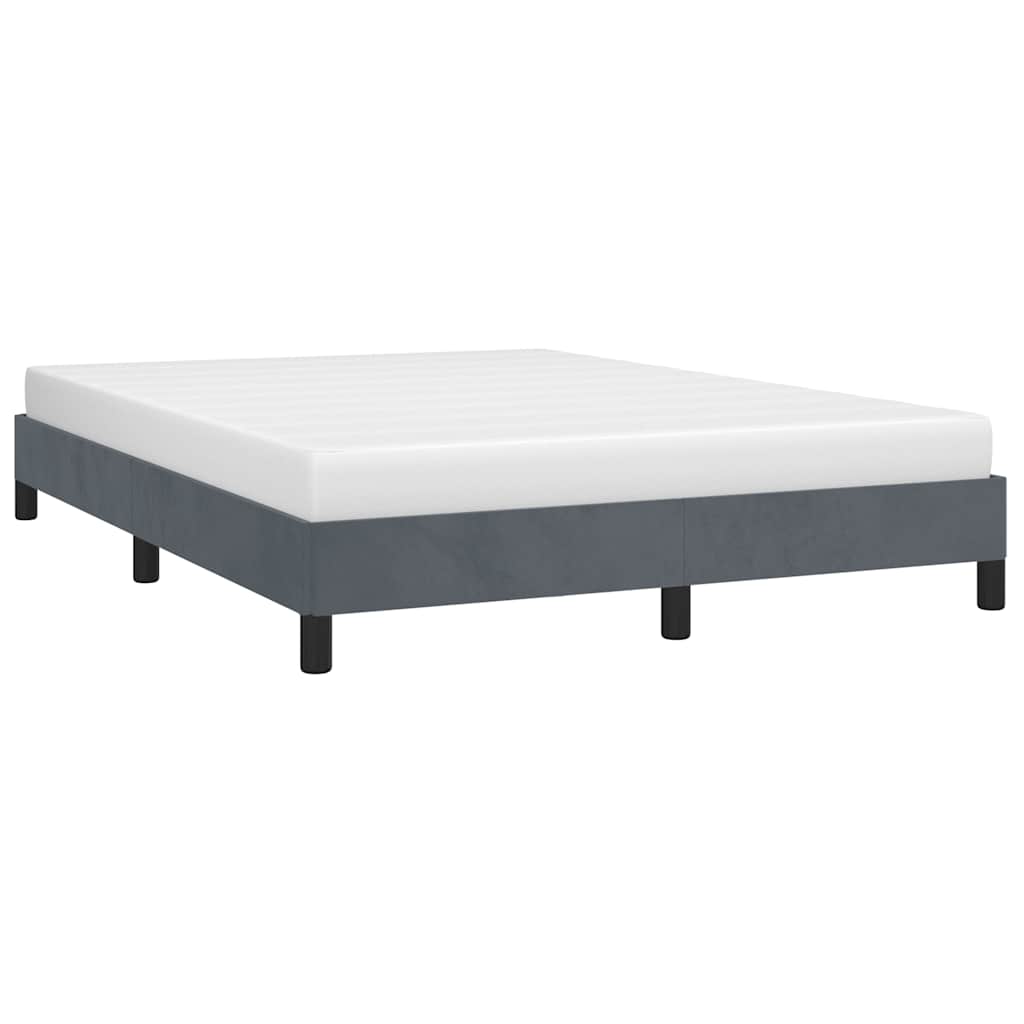 Bed Frame Without Mattress 137X187 Cm Double Velvet