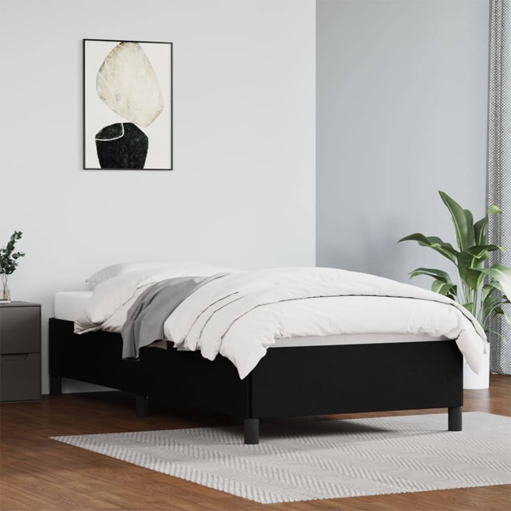 Bed Frame Without Mattress 152X203 Cm Queen Faux Leather