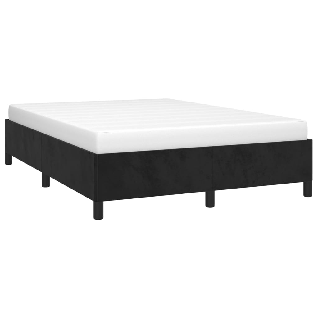 Bed Frame Without Mattress 137X187 Cm Double Velvet