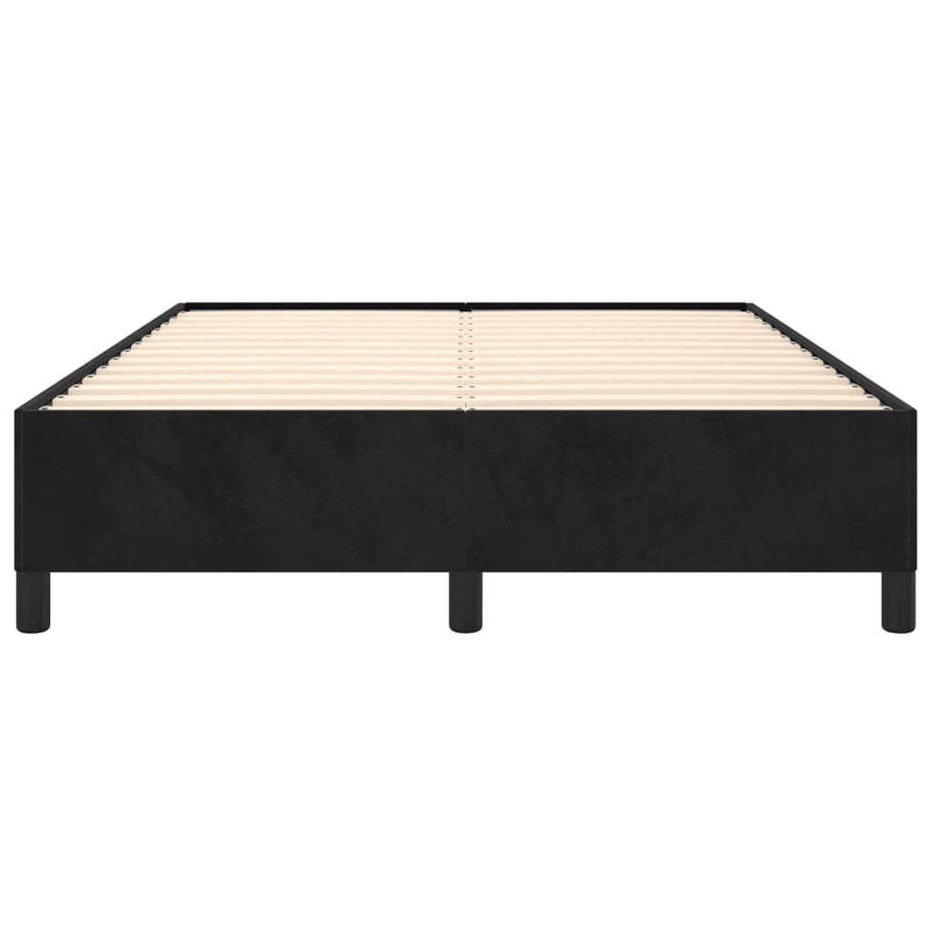 Bed Frame Without Mattress 137X187 Cm Double Velvet