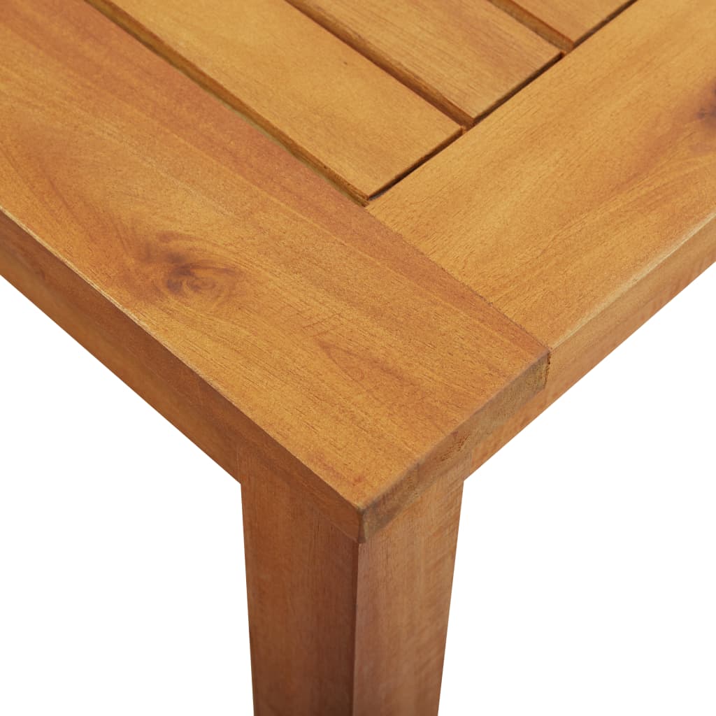 5 Piece Outdoor Dining Set With Cushions Solid Wood Acacia