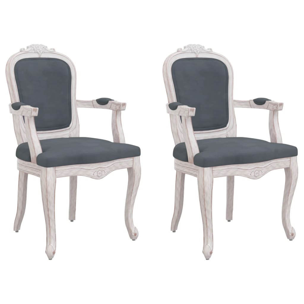 Dining Chairs 2 Pcs 62X59.5X100.5 Cm Velvet