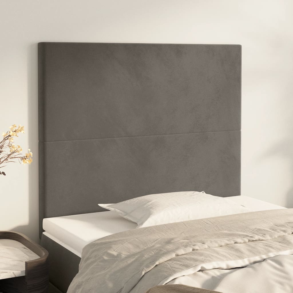 Headboards 4 Pcs 100 Cm Velvet