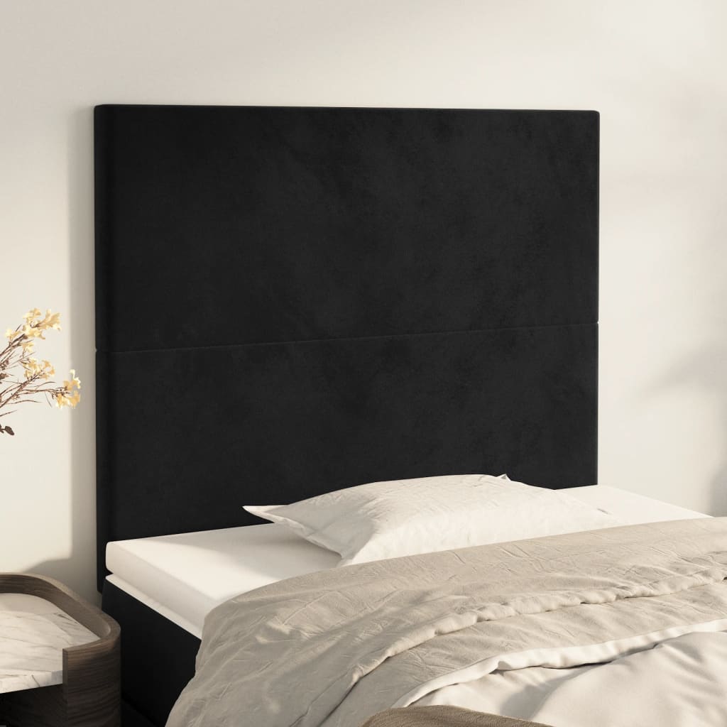 Headboards 4 Pcs 100 Cm Velvet