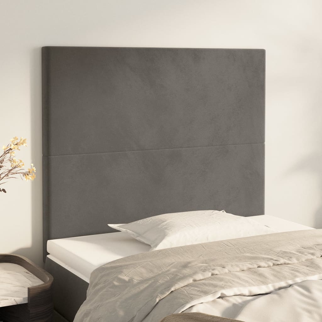 Headboards 4 Pcs 100 Cm Velvet