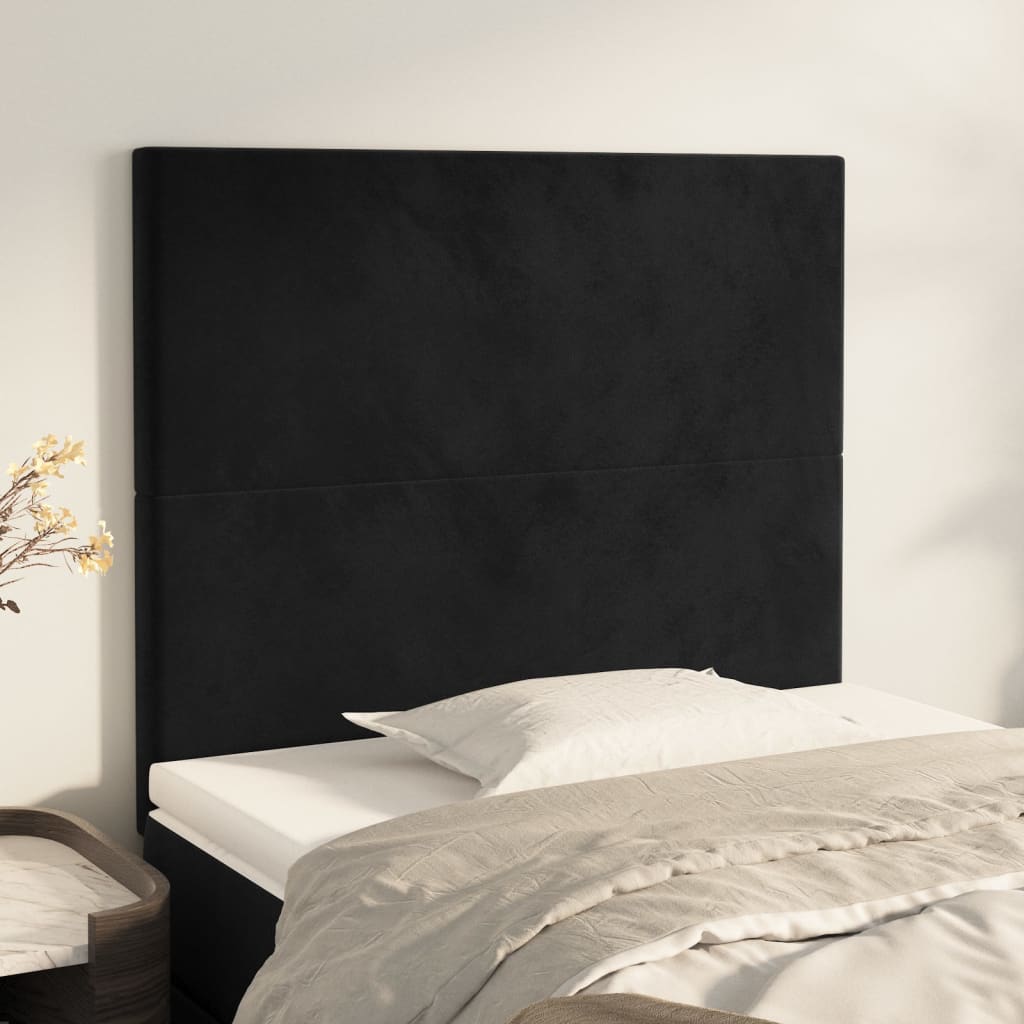 Headboards 4 Pcs 100 Cm Velvet
