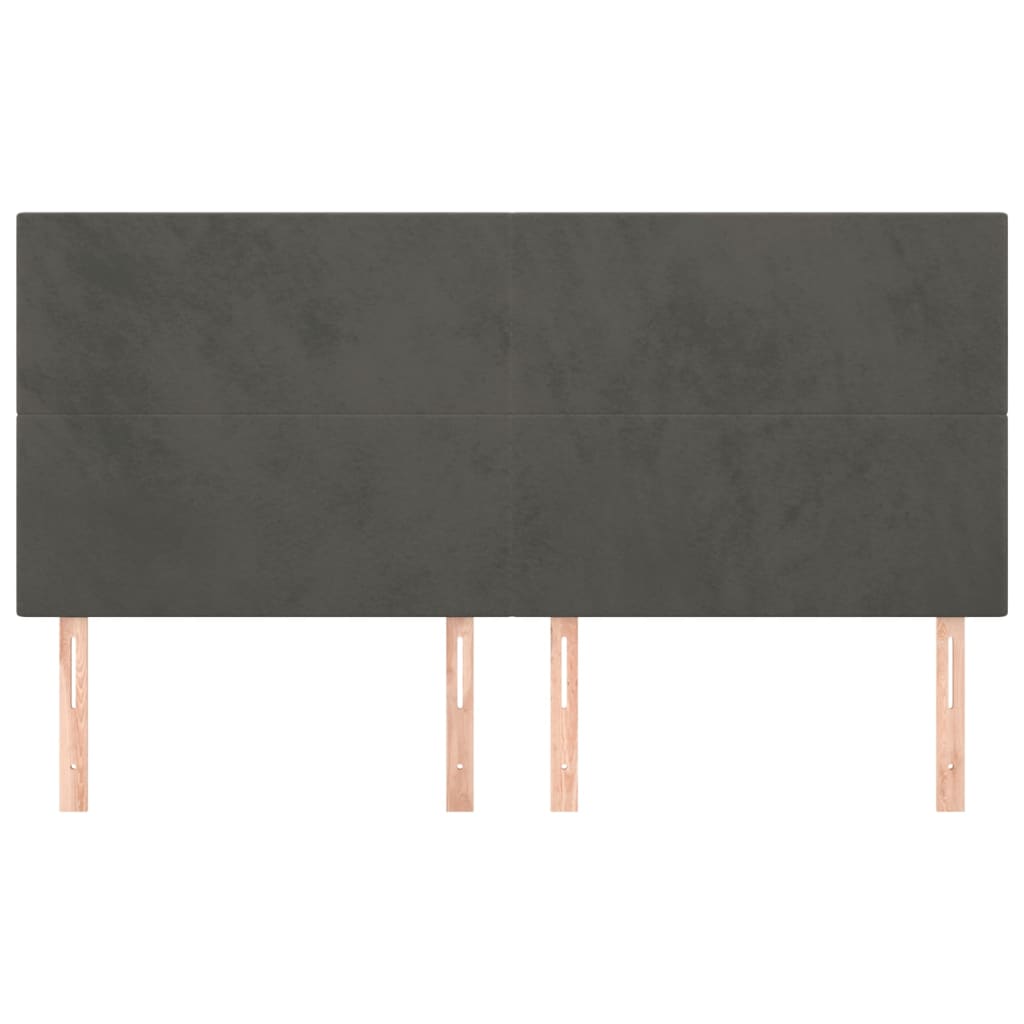 Headboards 4 Pcs 100 Cm Velvet