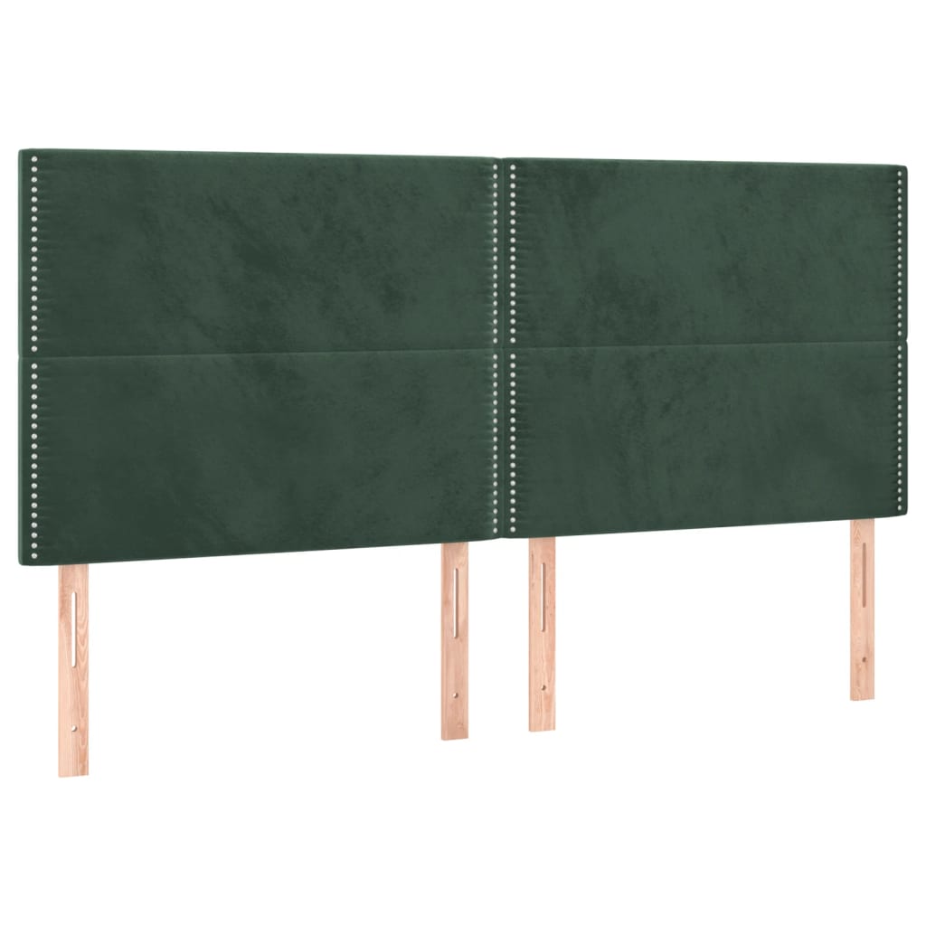 Headboards 4 Pcs 80 Cm Velvet