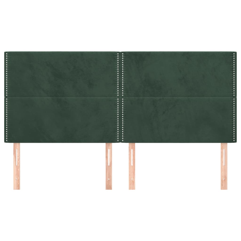 Headboards 4 Pcs 80 Cm Velvet