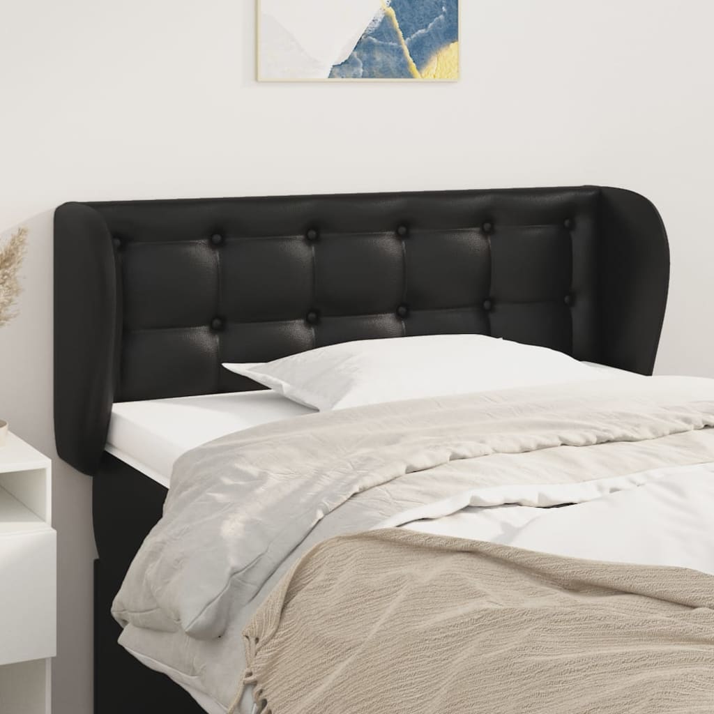 Headboard With Ears 203 Cm Faux Leather