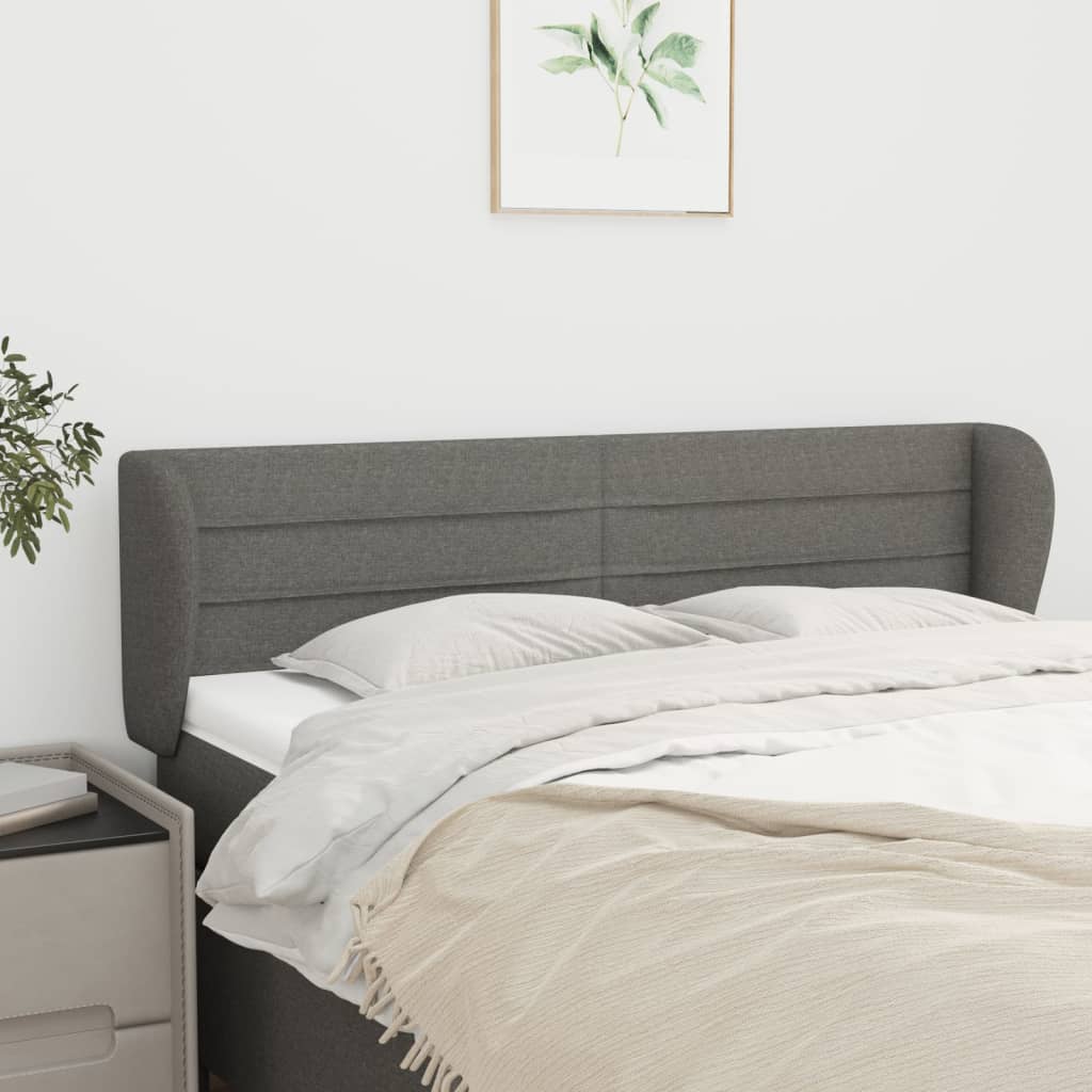 Headboard With Ears 203 Cm Fabric