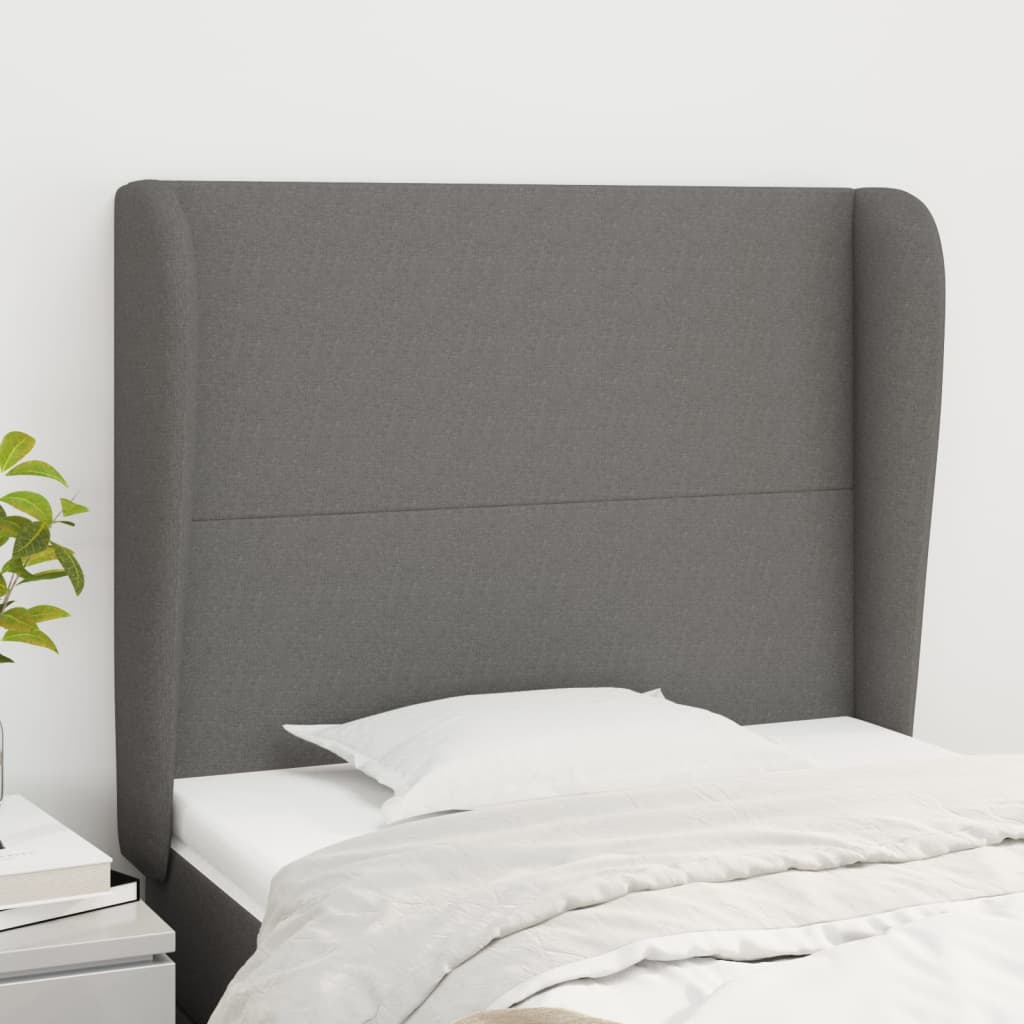 Headboard With Ears 103 Cm Fabric