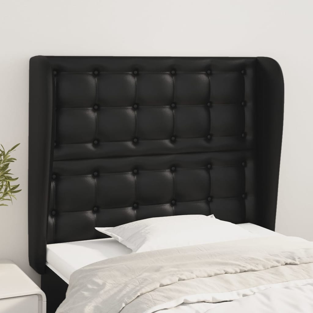 Headboard With Ears 203 Cm Faux Leather