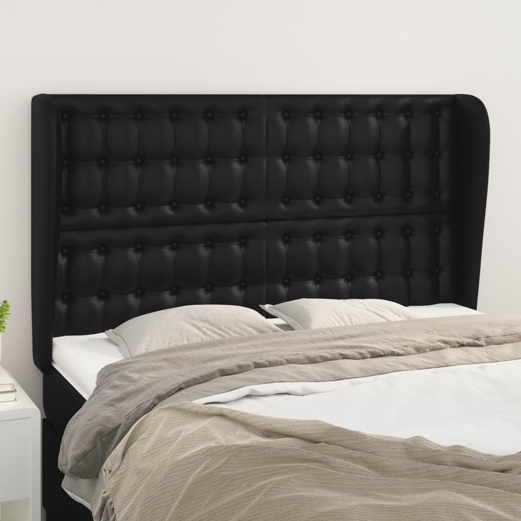 Headboard With Ears 203 Cm Faux Leather