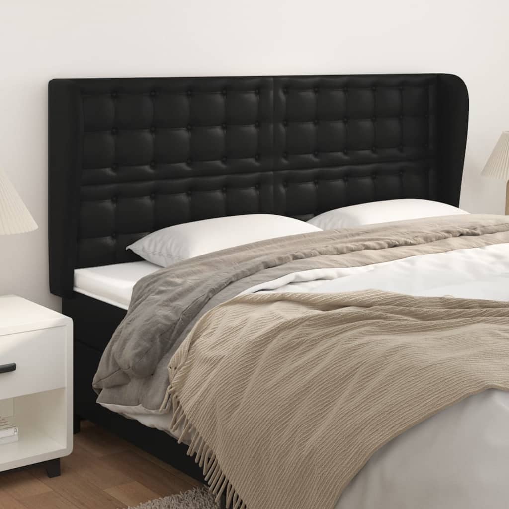 Headboard With Ears 203 Cm Faux Leather