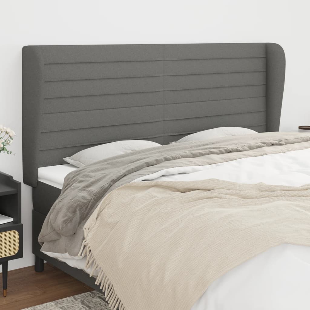 Headboard With Ears 203 Cm Fabric