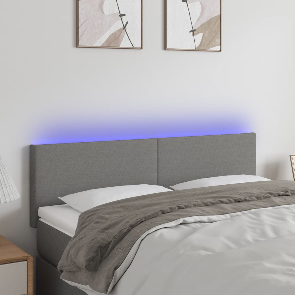 Led Headboard 200 Cm Fabric