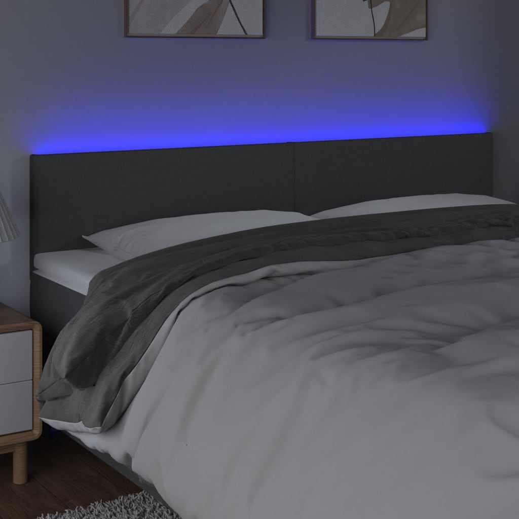 Led Headboard 200 Cm Fabric