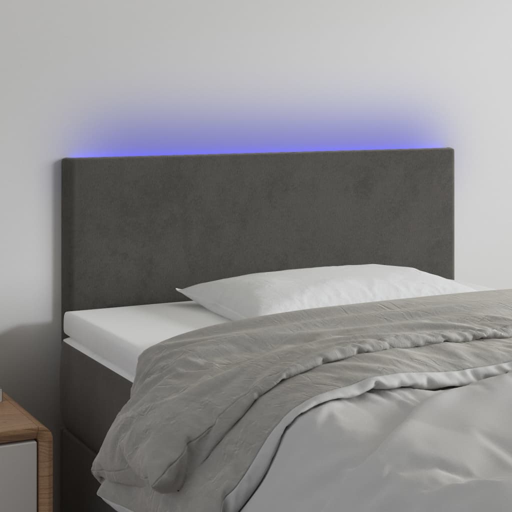 Led Headboard 200 Cm Velvet