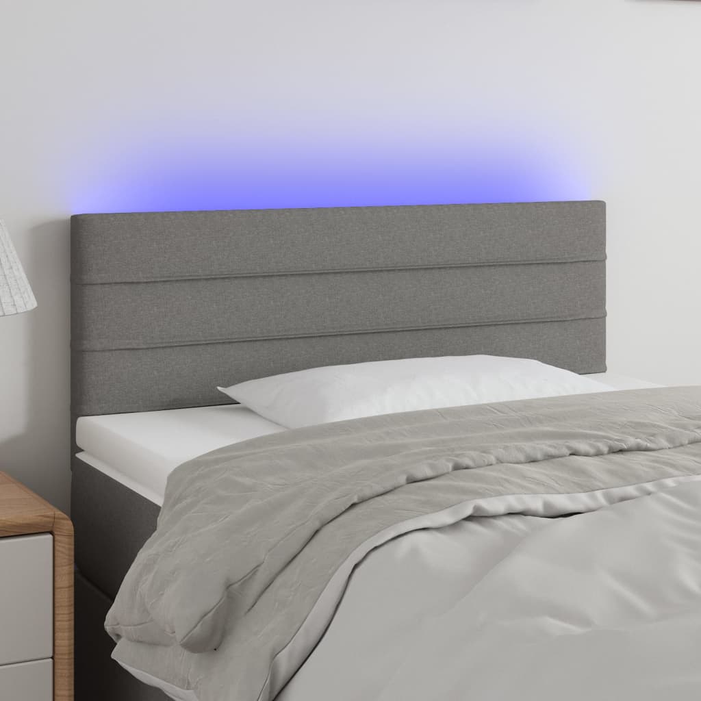 Led Headboard 100 Cm Fabric