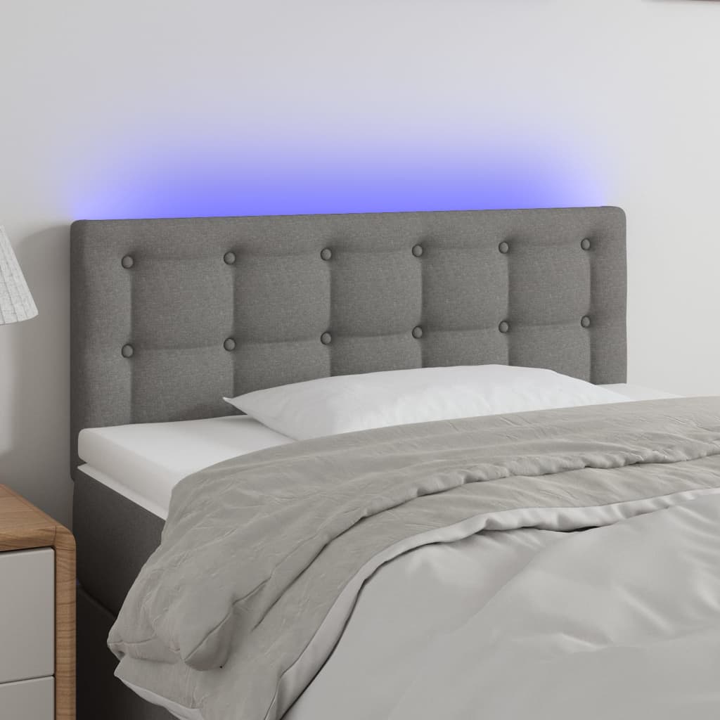 Led Headboard 100 Cm Fabric