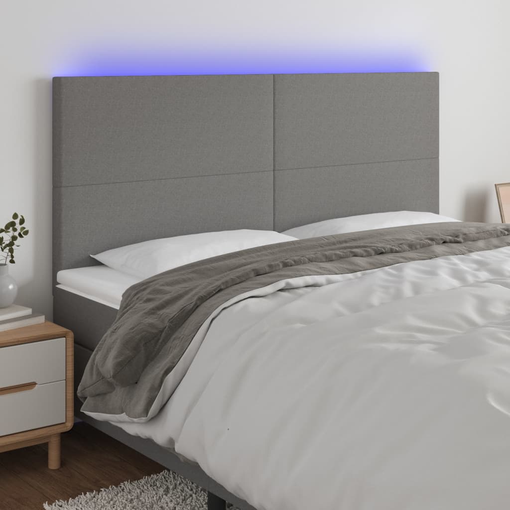 Led Headboard 200 Cm Fabric