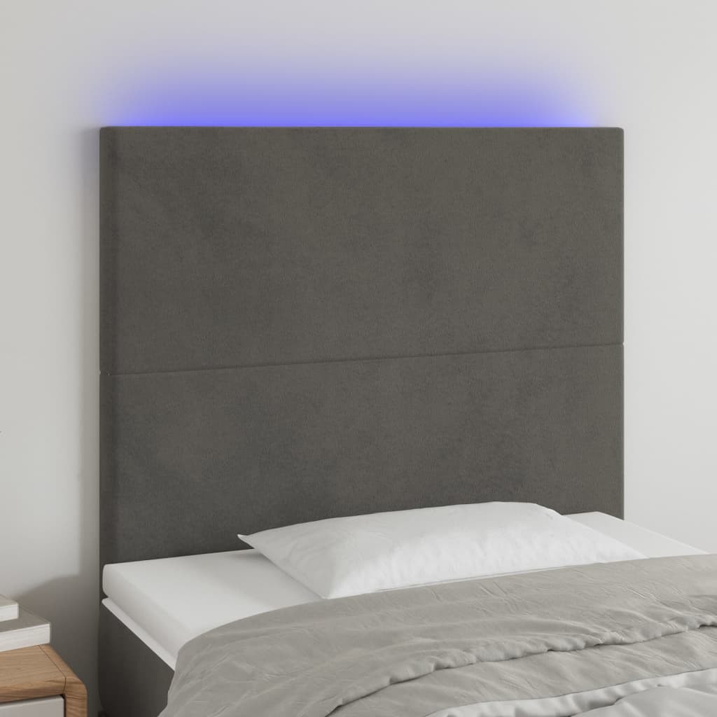 Led Headboard 200 Cm Velvet
