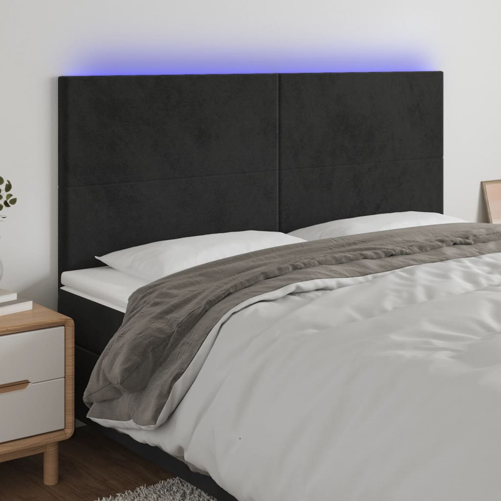 Led Headboard 200 Cm Velvet