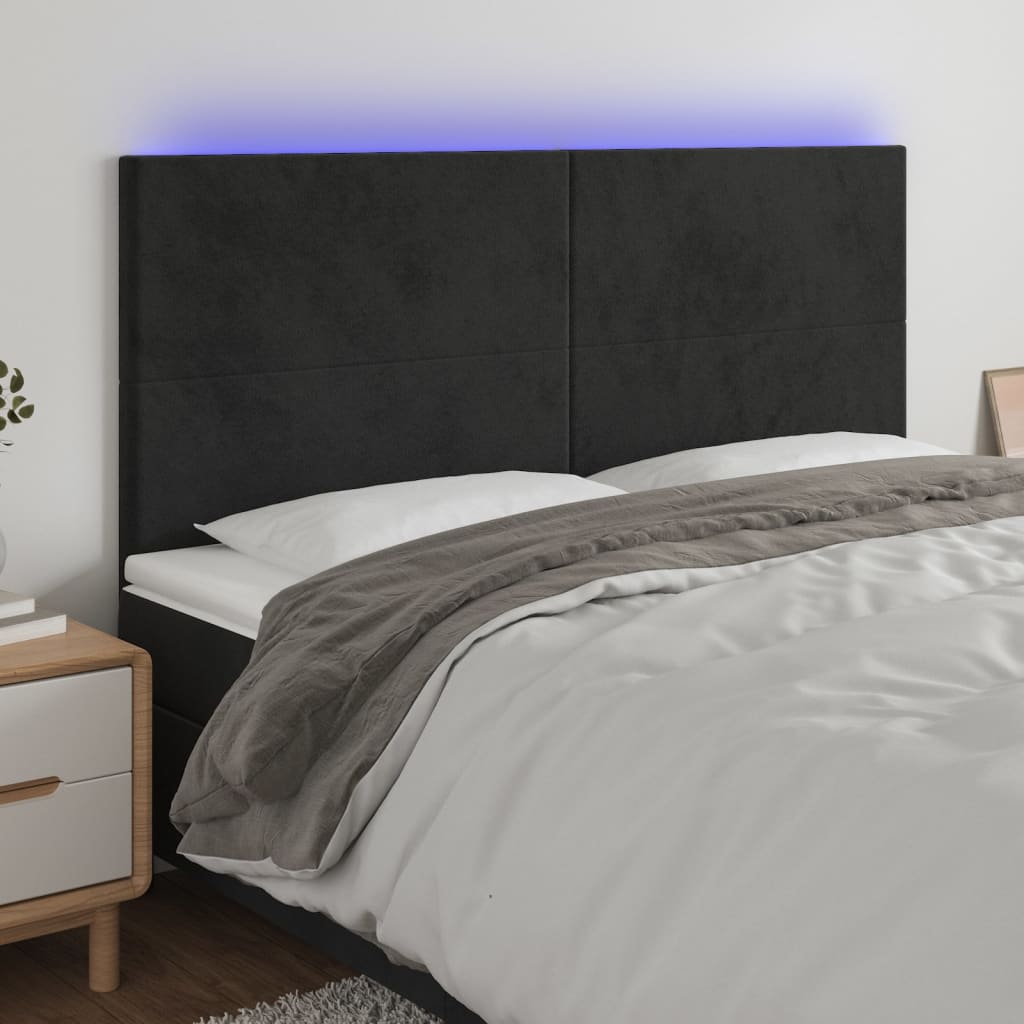 Led Headboard 200 Cm Velvet