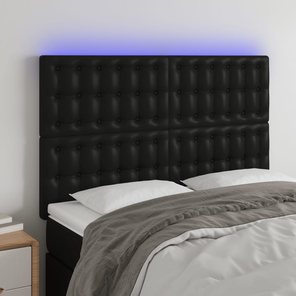 Led Headboard 100 Cm Faux Leather