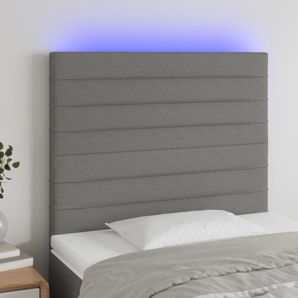 Led Headboard 100 Cm Fabric